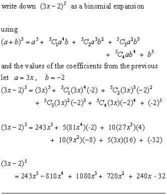 The Binomial Theorem, Algebra, Pure Mathematics - from A-level Maths Tutor