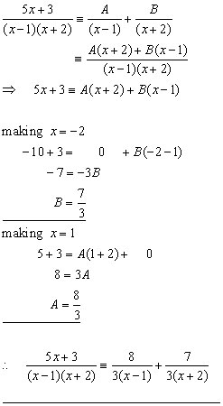 partial fractions example#1