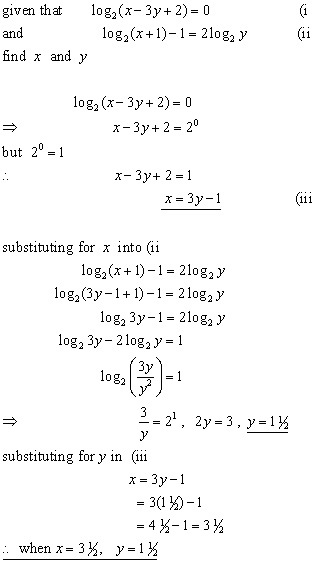 logarithm problem#2