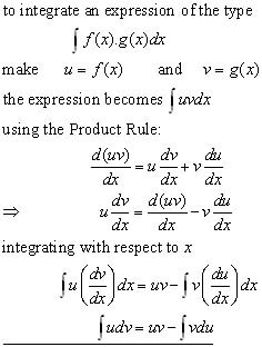by parts equation derivation