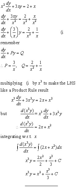 differential equation problem#1