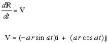 vector equation for velocity