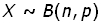 binomial distribution notation