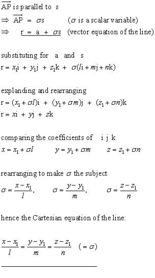vector equations #1