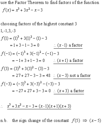 The factor Theorem problem#1