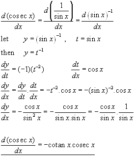 DERIVATIVE TRIGONOMETRICAL FUNCTIONS, differential calculus from A ...